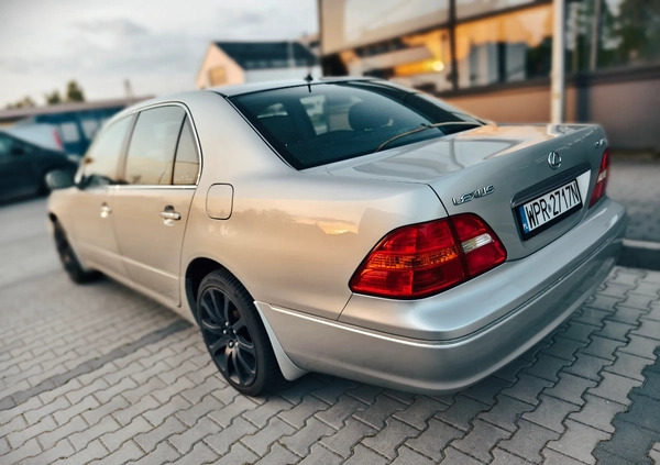 Lexus LS cena 35999 przebieg: 298500, rok produkcji 2001 z Lipiany małe 407